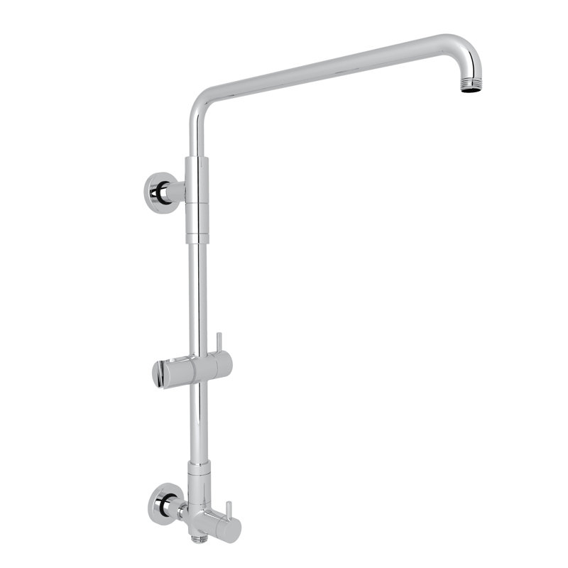 Retro-Fit Shower Column Riser with Diverter, Polished Chrome