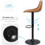 Height Adjustable Swivel Bar Stool Set of 2-617437981