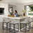 Cindina 26 Inch Fresh Look Upholstered Faux Leather Couner Height Bar Stools With Metal Frame-112400878-106895817
