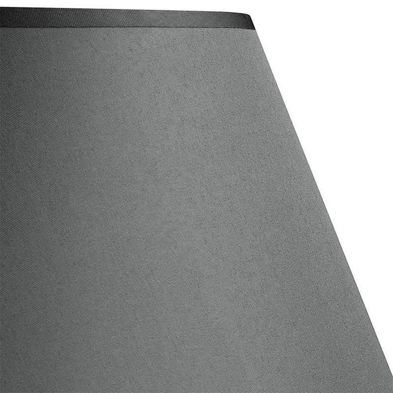 17 cm H Empire Fabric Lamp Shade ( Uno ), Grey