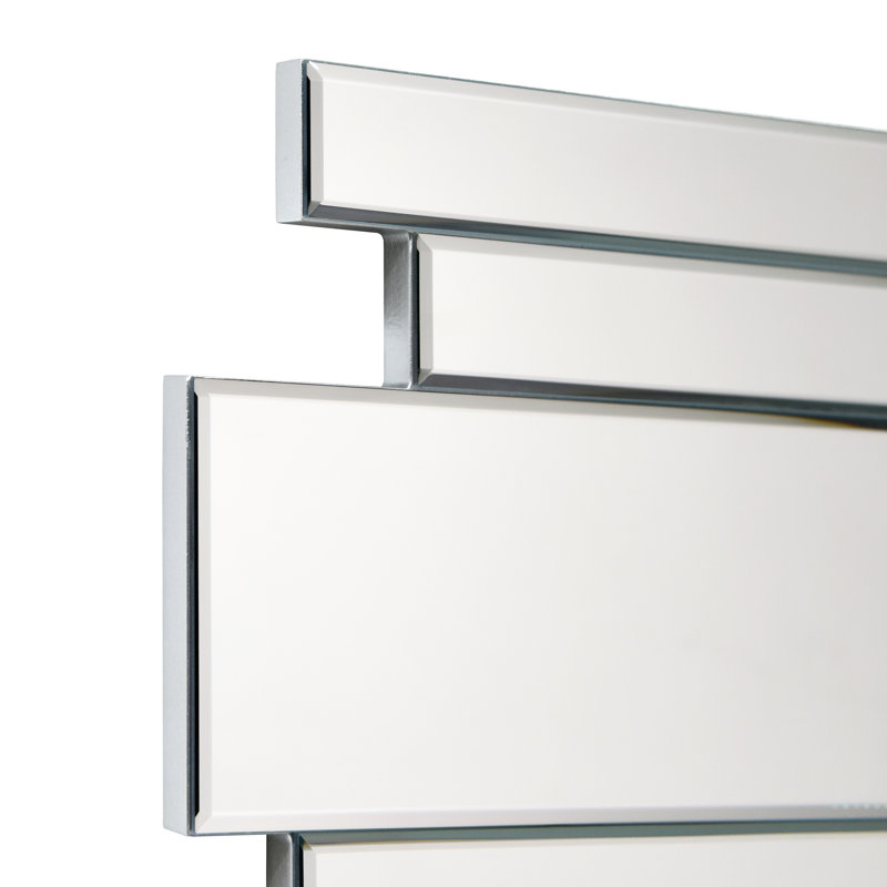 Brando Rectangular Zigzag Frameless Mirror
