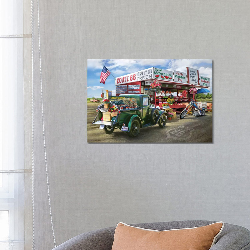Nostalgic America Farmstand by Greg & Company - Wrapped Canvas Print, 66.04 cm H x 45.72 cm W x 1.91 cm D
