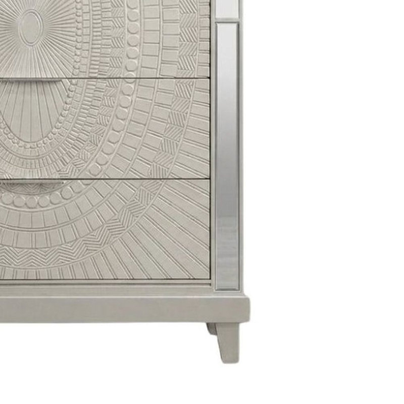 Commode 5 tiroirs Isadora Silver