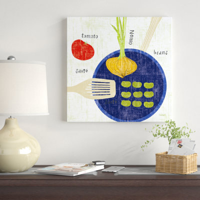 Cooking It II by Sue Schlabach - Unframed Graphic Art Print on Canvas