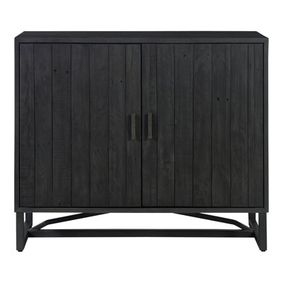 Lopez Solid Reclaimed Pine 2-Door Accent Cabinet 