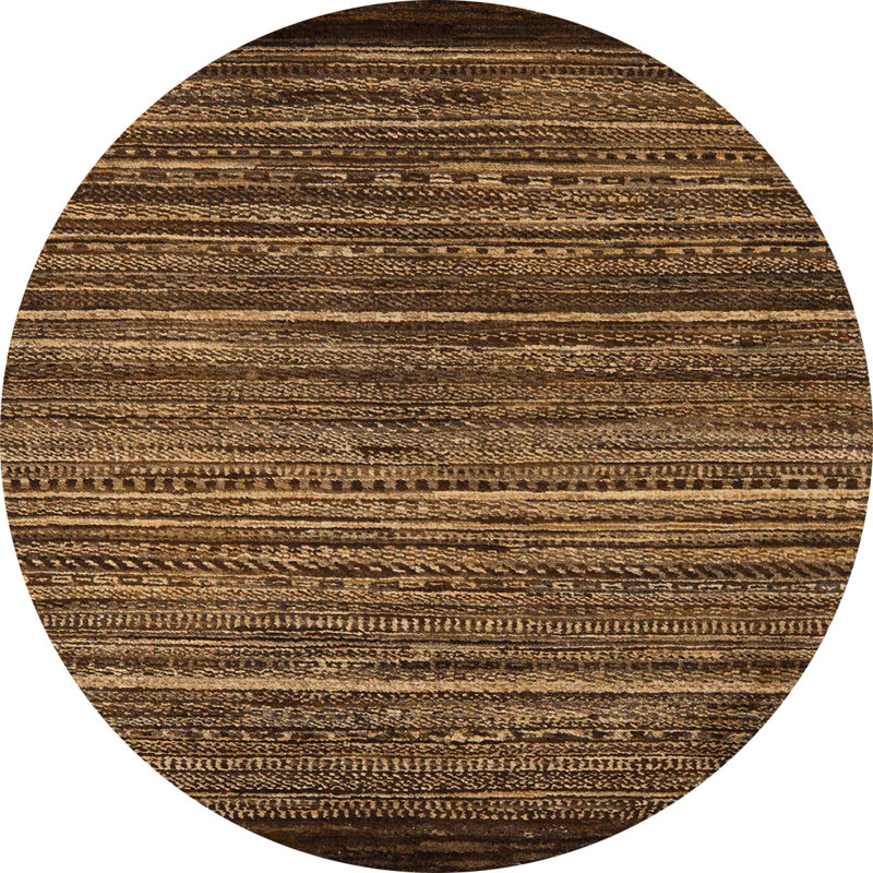 Abstract Indoor Rug, Round 6'