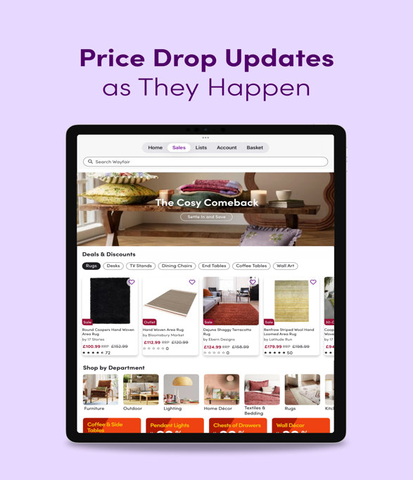 price drop updates as they happen