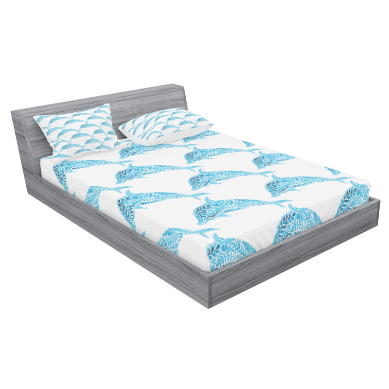 Microfiber Sheet Set, Queen Sheet Set + Fitted Sheet + 2 Pillowcases