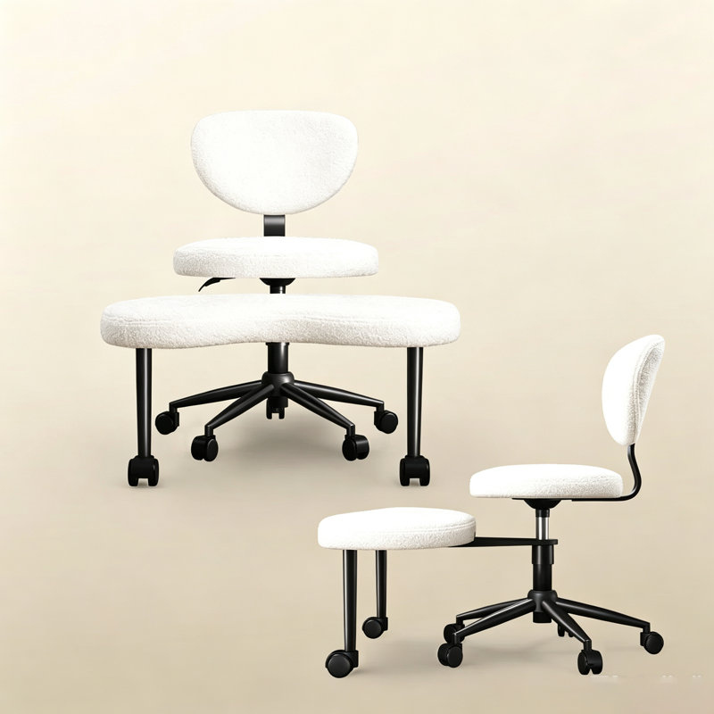 HOMSHADE Office Chair, White