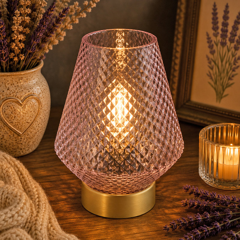 Braunstone Novelty Lantern Moroccan Style Lamp, Pink