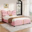 Full Size Upholstered PU Leather Bed Frame, No Box Spring Needed-1018674611