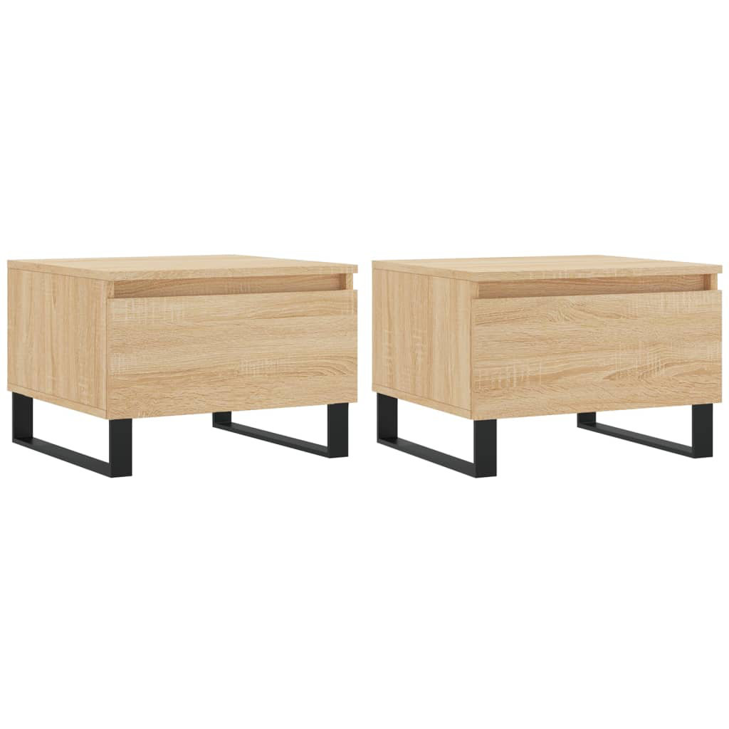 VIDAXL - Coffee Table Set - 2 Piece - White - Image 3