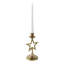 Sagebrook Home 9X5" Star Taper Holder, Gold