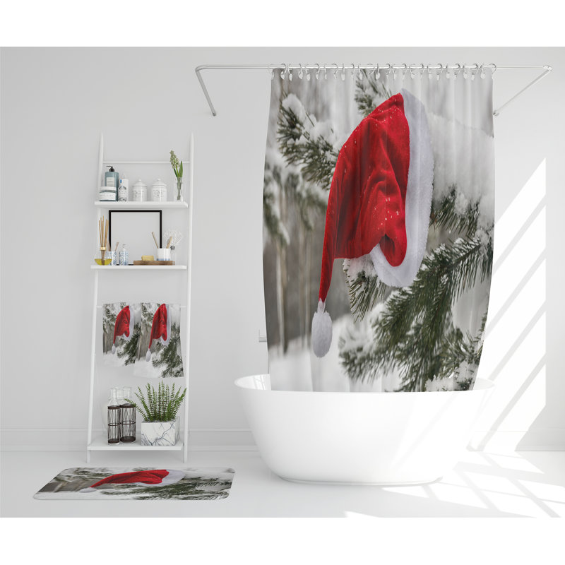 Loma Polyester Shower Curtain Set