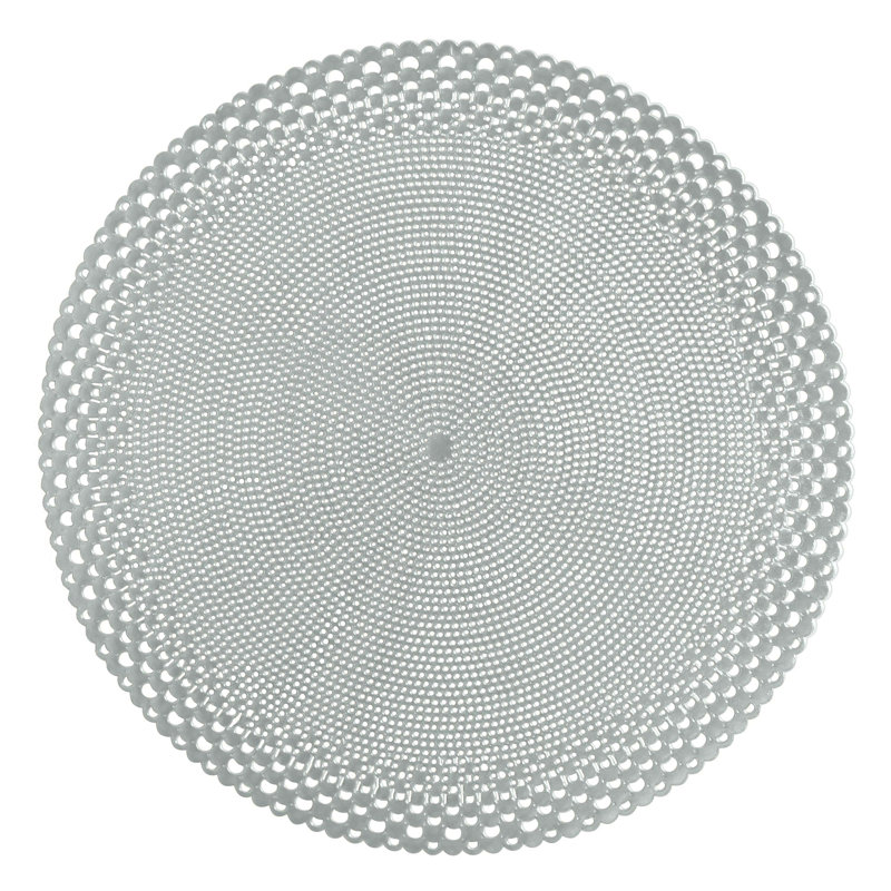 Ensemble de napperons en vinyle 4 pièces, Argent