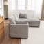 Canapé modulaire avec repose-pieds 4 pièces Wilroy-520331327