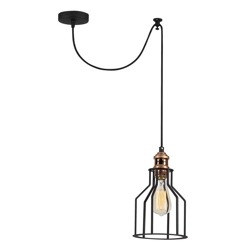 Luminaire suspendu géométrique 1 lumière Downham