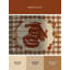 Tapis moelleux moelleux à motif abstrait moderne et contemporain de style Thanksgiving en beige - reliure beige-2052008068
