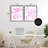 Minimal Pink Fish & Oysters 2pc Floating Frame Set, design by Lil' Rue-816993232-816993233