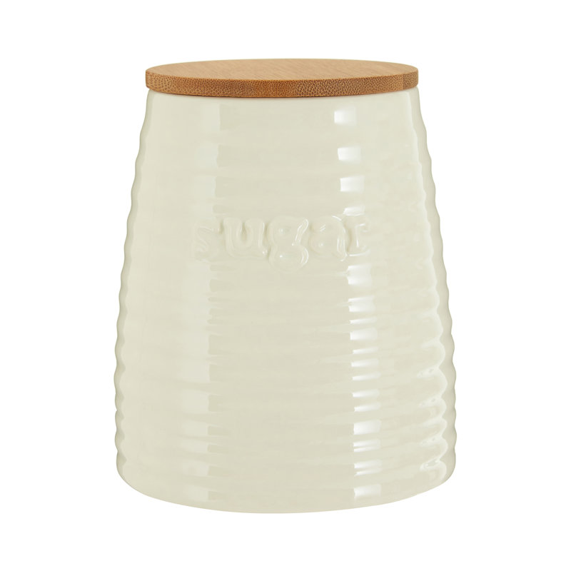 Mcelveen Ceramic / Porcelain Jar, Cream