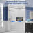 56-60＂W x 75＂H Frameless Double Sliding Shower Door, 5/16＂Tempered Glass Bathroom Shower Door-107484699