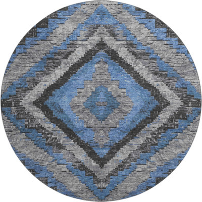 Premium Machine Washable Mayfield AMF1890 Aztec Rug