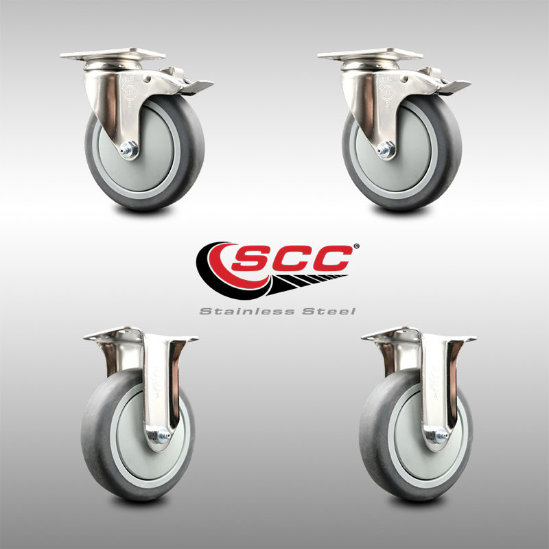 Thermoplastic Rubber Casters