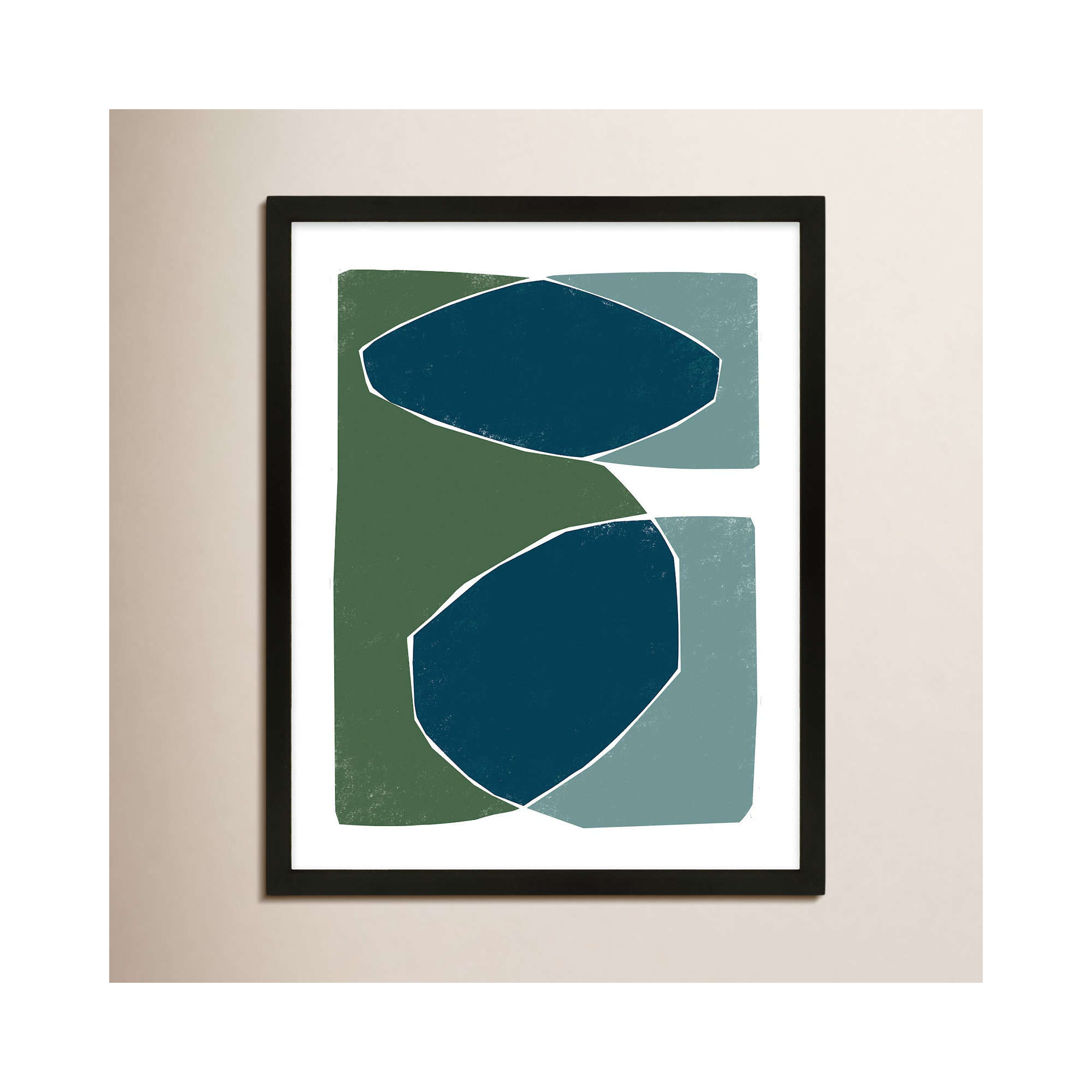 Pathway by Jacques Pilon, Black, 20" H x 16" W x 1.25" D