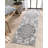 Granada Transitional Oriental Medallion Pattern Grey Rug-61512659