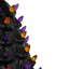 Arbre de table d'Halloween, plantes et fleurs