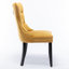 Knocker Ring Wing Back Velvet Dining Kitchen Chairs-1993074703-1962909540