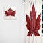 Feuille d'érable rouge d'automne Josiah Minimalisme - rideau en velours traditionnel - obscurcissant - 1 panneau-1643345596