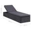 Chaise longue simple inclinable avec coussins 78 po Nidhin-212087142-212087141