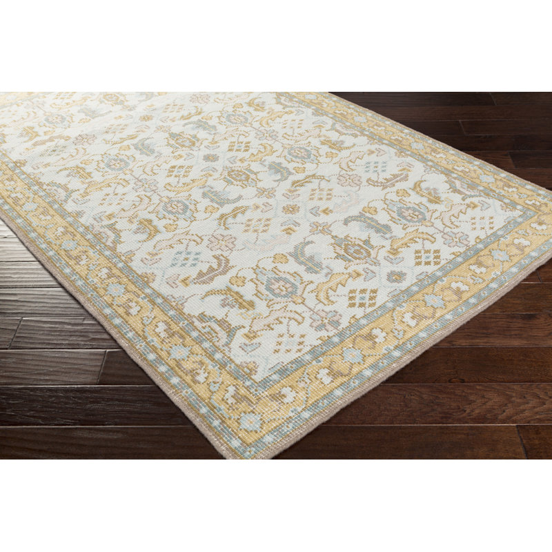 Elsea Wool Oriental Indoor Rug, Rectangle 3'6" x 5'6"