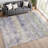 Machine Washable Indoor/Outdoor Jourdan ACN2388 Stripes Rug-1875194069