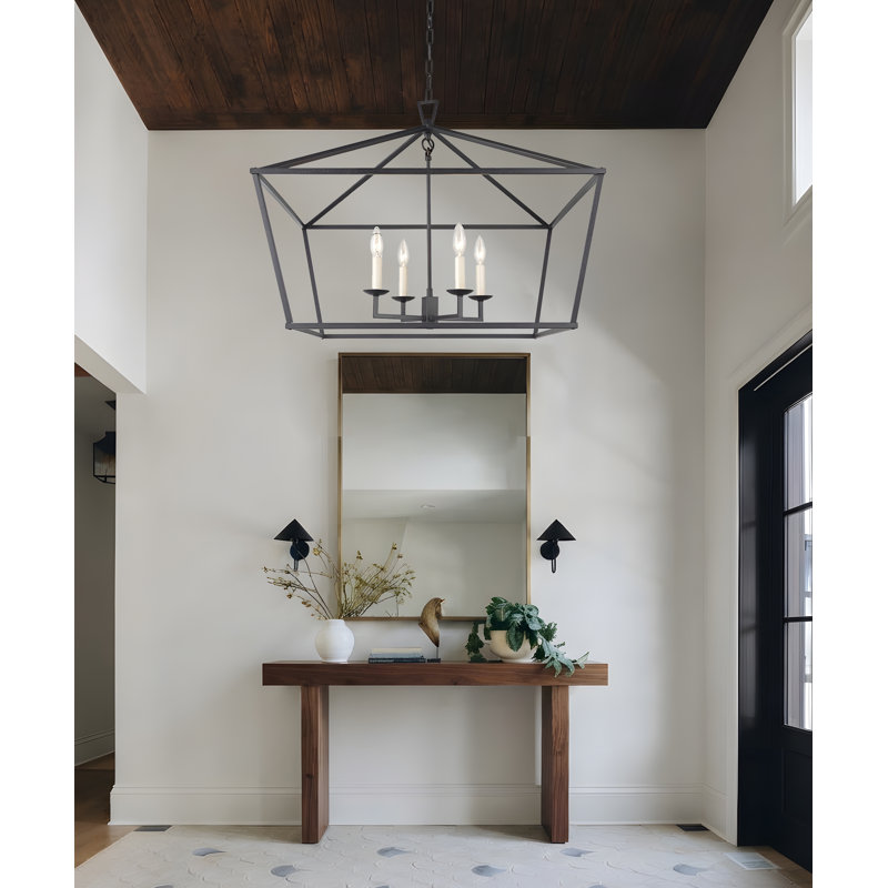 Dianna Four Light 28 Inches Wide Lantern