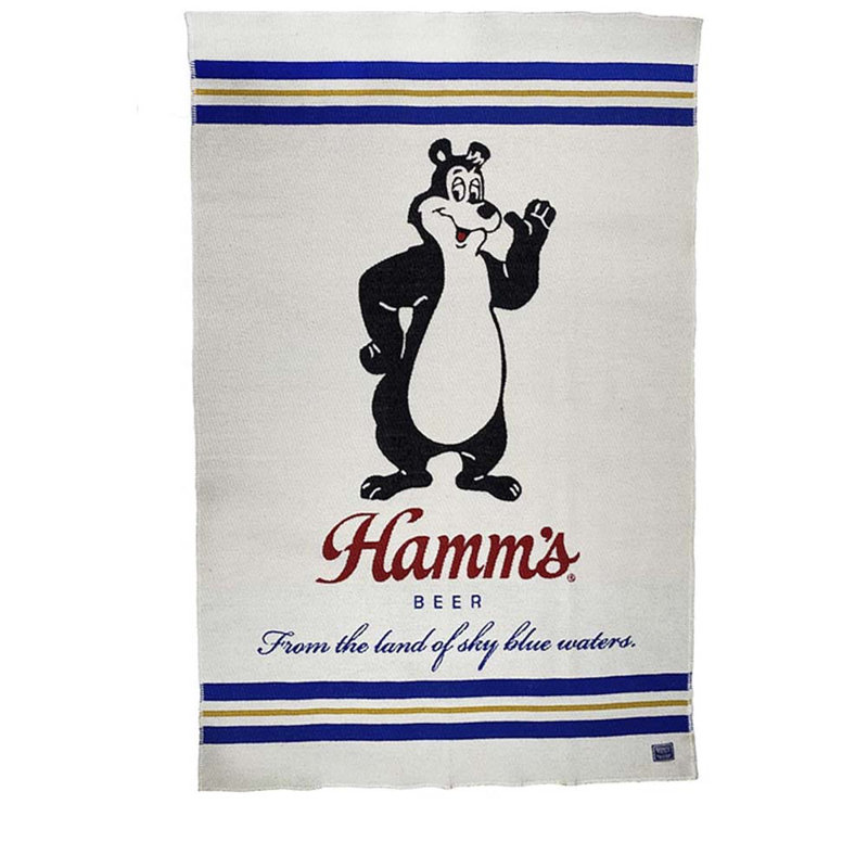 Jeté en laine Hamm's Beer Bear