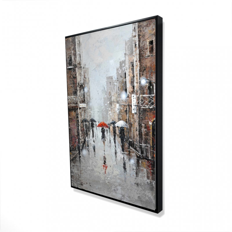 «City Rain», reproduction sur toile