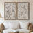Framed Canvas Wall Art - Vintage Abstract Wall Prints for Bedroom-973250539-973250538