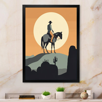 Minimaliste Cowboy II sur toile