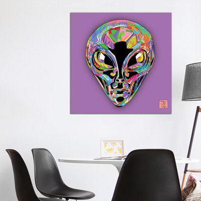 Chrome Alien by TECHNODROME1 - Gallery-Wrapped Canvas Giclée on Canvas