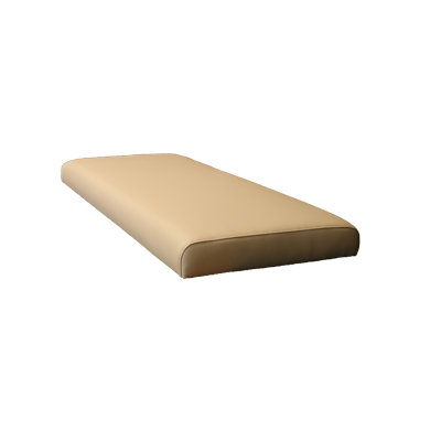 Plain Upholstered Bench Seat Cushion Panel (Multiple Colors & Sizes Available)