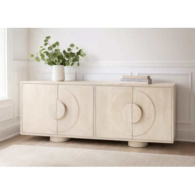 Ivaniel 4-door Sideboard In Stone Natural