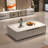 Light luxury rectangular rock table-110775921-110775924