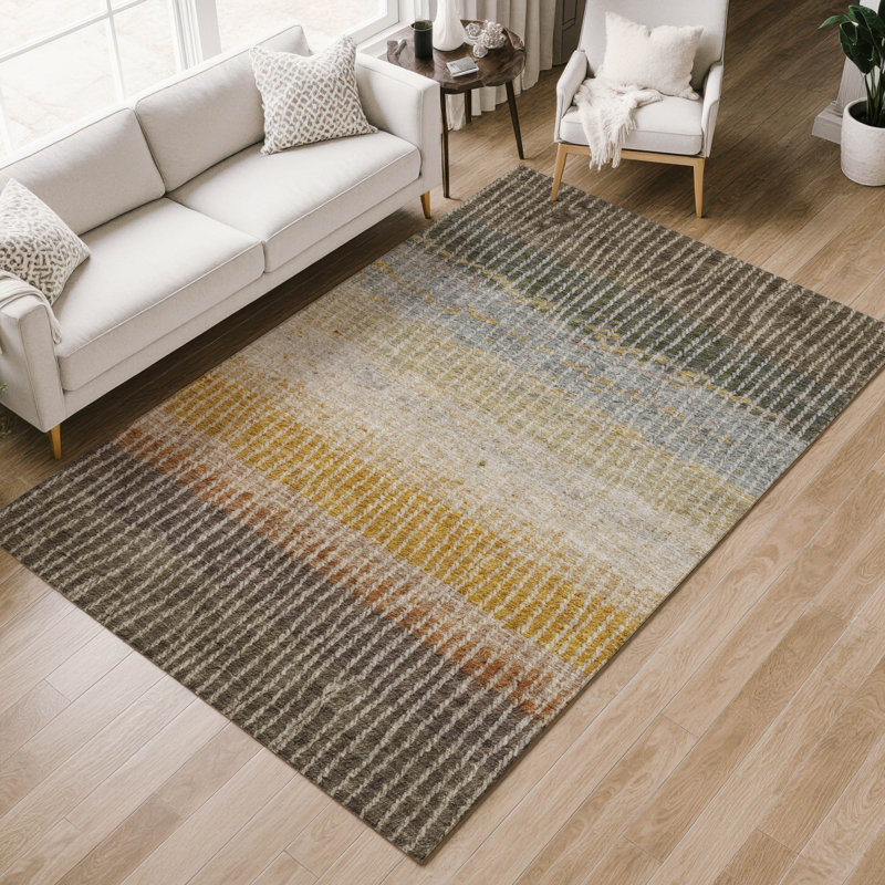 Tapis intérieur / extérieur lavable à la machine Matteson ACN2314, Rectangle 2 pi 6 po x 3 pi 10 po