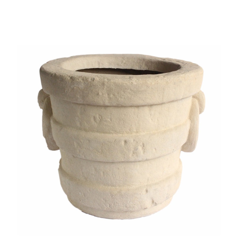 POMPEII ROUND PLANTER, H 24 po x l 27 po x P 27 po