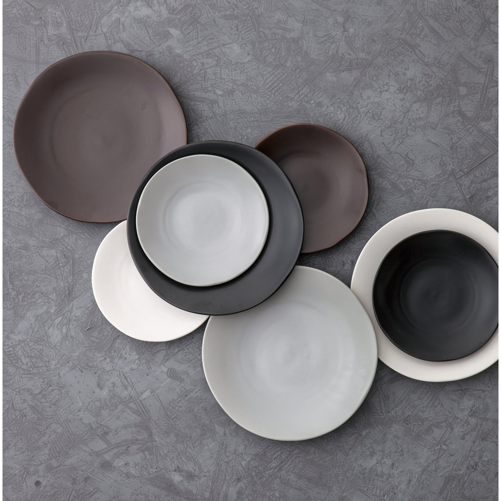Fortessa Heirloom 6" Bread and Butter Plate, Charcoal