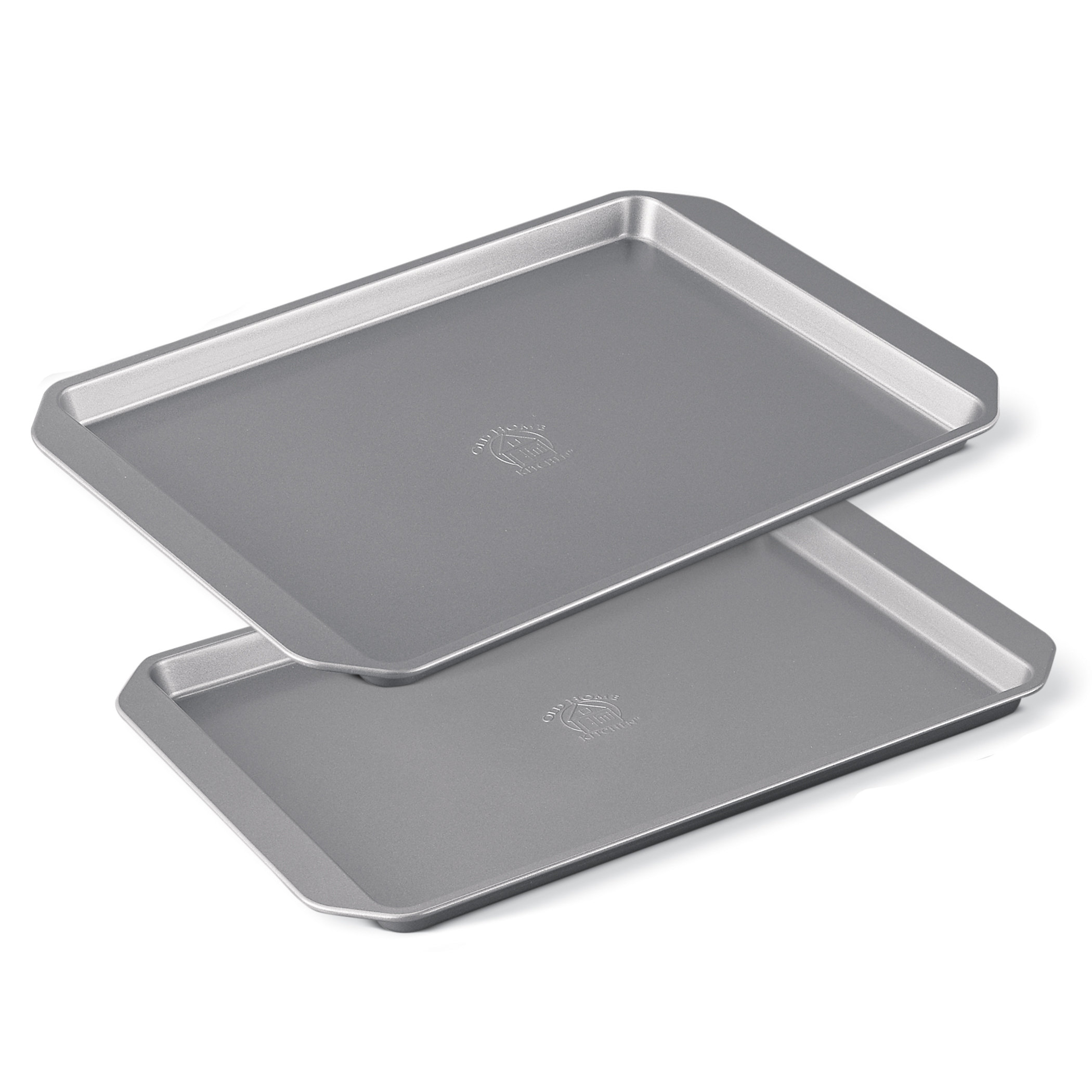 Tasty Carbon Steel Non-Stick 3 Piece Baking Sheet Set with Cookie