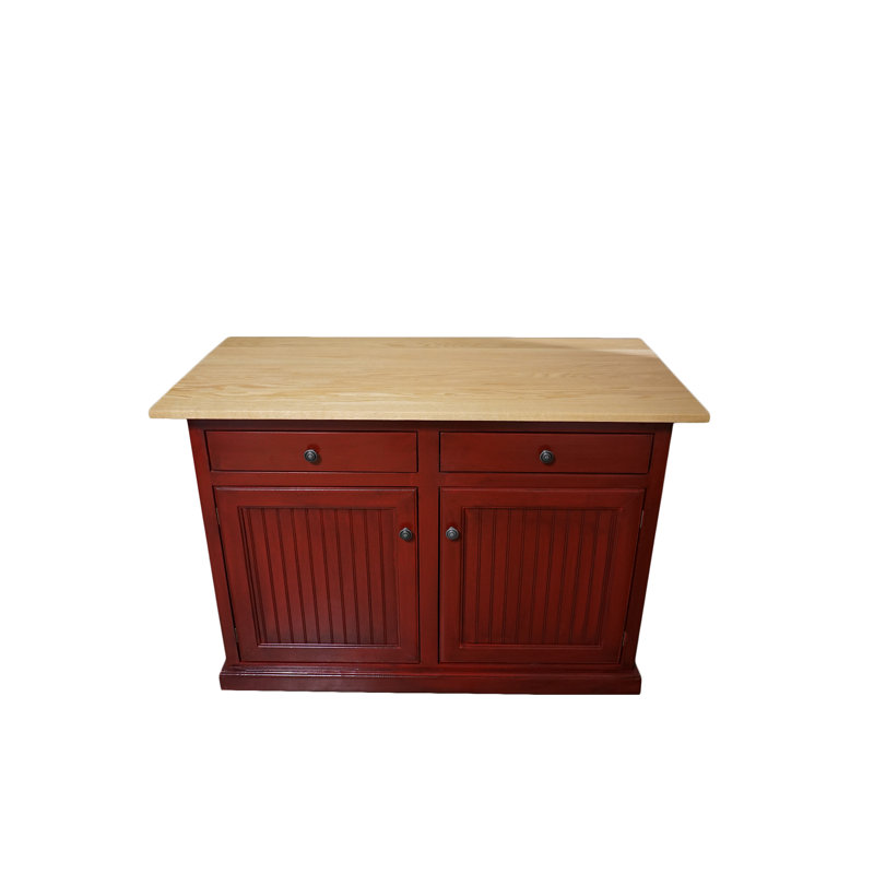 Kitchen Island, Burnt Cinnamon