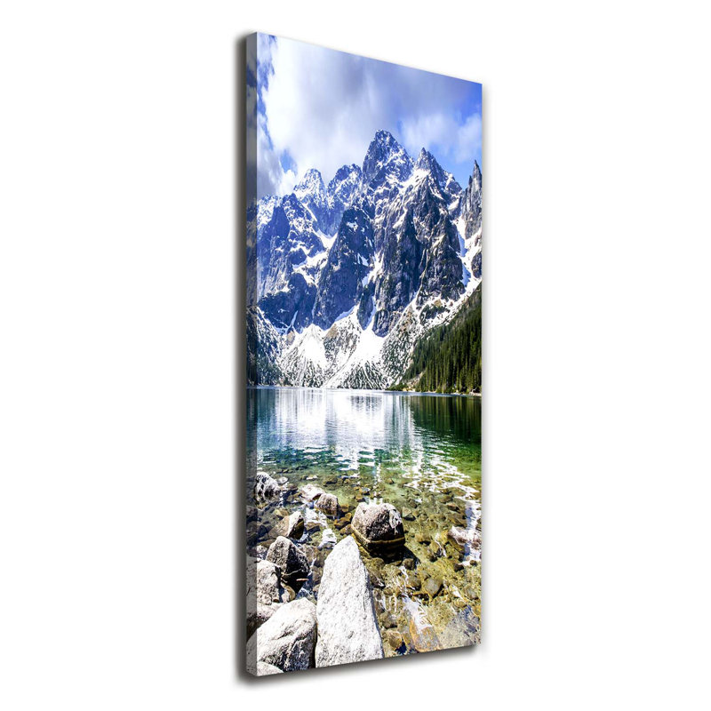 Sea Eye Of The Tatra Mountains - Wrapped Canvas Print